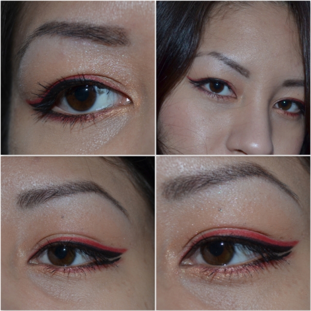 makeup red tutorial